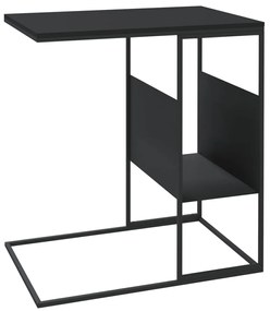 Mesa de apoio 55x36x59,5 cm derivados de madeira preto