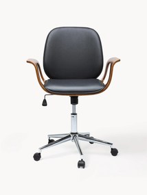 Cadeira de escritório em couro sintético Patron, com altura ajustável