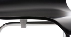 Conjunto de 2 cadeiras de cozinha e sala de jantar Pepe 43 x 87 x 47 cm Preto