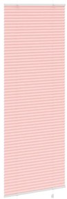 Rosa Plissada Cega 80x200 cm Largura Tecido 79,4 cm Poliéster