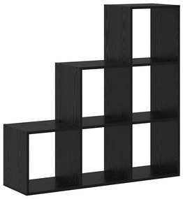 Gabinete de Livros Carvalho preto 99 x 29 x 99 cm