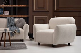 Cadeirão Eddy – Creme – 90x86x86 cm