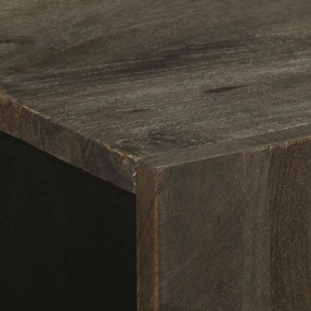 Aparador preto 60x33x75 cm madeira de mangueira maciça