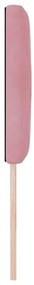 Cabeceira LED - Design de Blocos de Diamante Rosa 80 cm em Veludo
