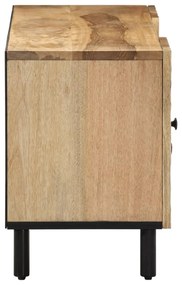 Móvel de TV 105x33x46 cm madeira de mangueira maciça
