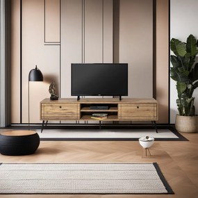 Móvel para TV Brooklyn – Pinho Atlântico – 180 cm x 50 cm x 40 cm