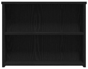 Mesa de Centro Carvalho Preto 102x55x42 cm Madeira Engenheirada