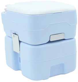 vidaXL Vaso Sanitário de Camping Azul 41,5 x 36,5 x 42 cm