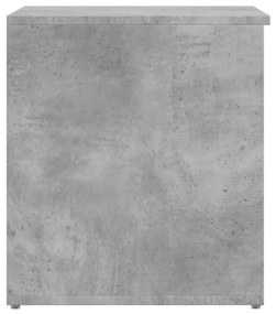 Arca de arrumação 84x42x46 cm madeira processada cinza cimento