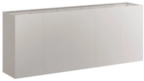 Floreira enferrujada 200x40x80 cm aço resistente