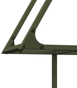 Suporte para lenha aço laminado a frio verde azeitona