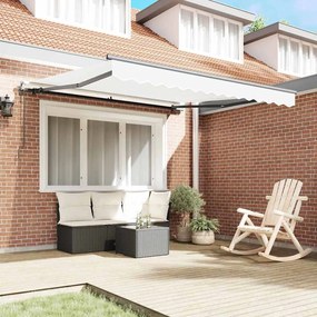 Toldo Retrátil Automático Branco 300 x 250 cm