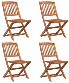Conjunto de jantar p/ jardim 5 pcs madeira de acácia maciça