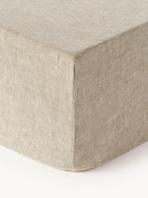 Lençol em linho com elástico para boxspring Linna