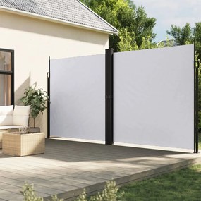 Toldo lateral retrátil 200x1200 cm branco