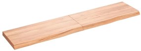 Prateleira de parede 180x40x(2-6) cm carvalho tratado castanho