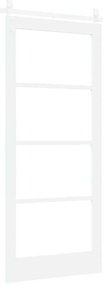 Conjunto de Porta Deslizante com Material vidaXL Branco 86x198,5 cm Ma