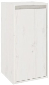 Móveis de TV 6 pcs madeira de pinho maciça branco
