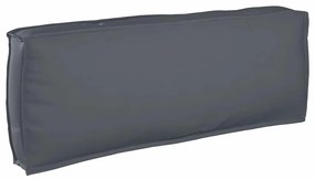 vidaXL Capa de Palete para Encosto Antracite 120x40x12 cm, Tecido Oxford.