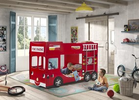 Beliche Infantil Camião dos Bombeiros NEW FIRE TRUCK Vermelho