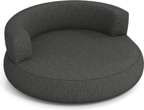 Sofá insuflável 160 x 164 x 61,5 cm com capa removível Área espaçosa para se deitar e braços largos cinzento
