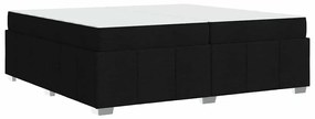Estrutura da Cama Preto 200 x 200 cm tecido