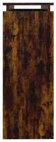 Mesa consola 102x30x80 cm derivados de madeira carvalho fumado