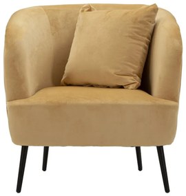 POLTRONA CASTANHA COM ALMOFADA 73X66X78 CM