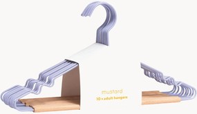 Cabides artesanais Adult Lilac, conjunto de 10