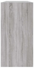 Estante/aparador 50x25x80 cm derivados madeira cinzento sonoma