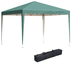 Outsunny Tenda Dobrável 295x295x255 cm com Bolsa de Transporte Altura