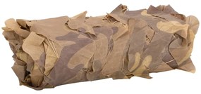 Rede de camuflagem com saco de arrumação 521x493 cm areia