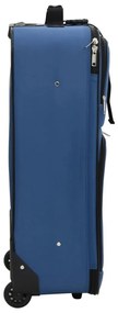 5 pcs conjunto malas de viagem tecido azul