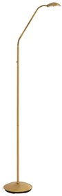 Candeeiro de pé moderno bronze com LED regulável em 3 níveis recarregável - Waldorf Moderno
