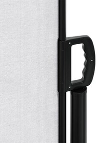 Toldo lateral retrátil 220x1200 cm branco