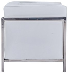 Poltrona LOBBY – 78x70x68 cm – Estrutura em Aço Inoxidável e Estofado