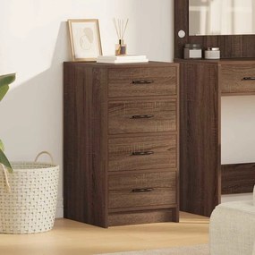 vidaXL Buffet Carvalho Castanho 40x41x75 cm Madeira Engenheirada