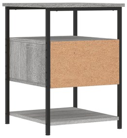 Mesas de cabeceira 2 pcs derivados de madeira cinzento sonoma