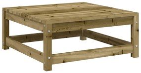 Sofá sem apoio de braços p/ jardim c/ almofadões/apoios de pés