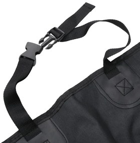 Cobertura de assento de carro para cão 137x46x50 cm preto