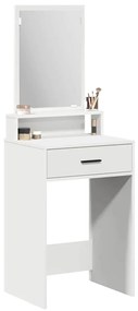 Mesa de Maquiagem vidaXL com Gavetas Branca 50x41x140 cm