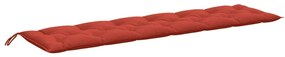 Almofadões p/ banco jardim 2pcs 200x50x7 cm mesclado tecido