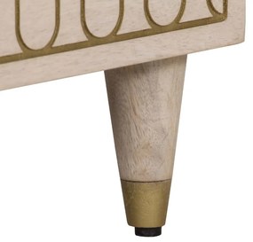 Móvel de apoio 80x33x75 cm madeira de mangueira maciça