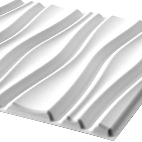 Painéis de parede 3D Flows 12 pcs GA-WA14