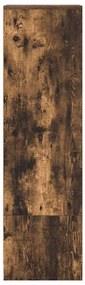 Aparador alto 29,5x34x119,5cm deriv. madeira carvalho fumado