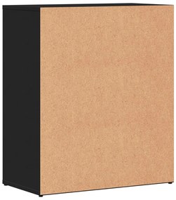 Aparadores 2 pcs 60x31x70 cm derivados de madeira preto