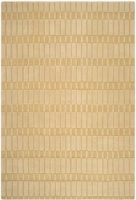 Tapete em lã artesanal de pelo curto Anais