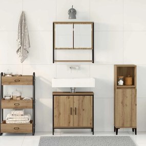 Conjunto de Móveis para Casa de Banho 2 Peças em Carvalho Artisan de M