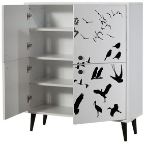 Armário Multiuso Multilux – Branco – 95x111x36 cm