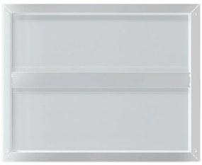 Prateleiras de parede 2 pcs 50x40x3 cm aço inoxidável prateado